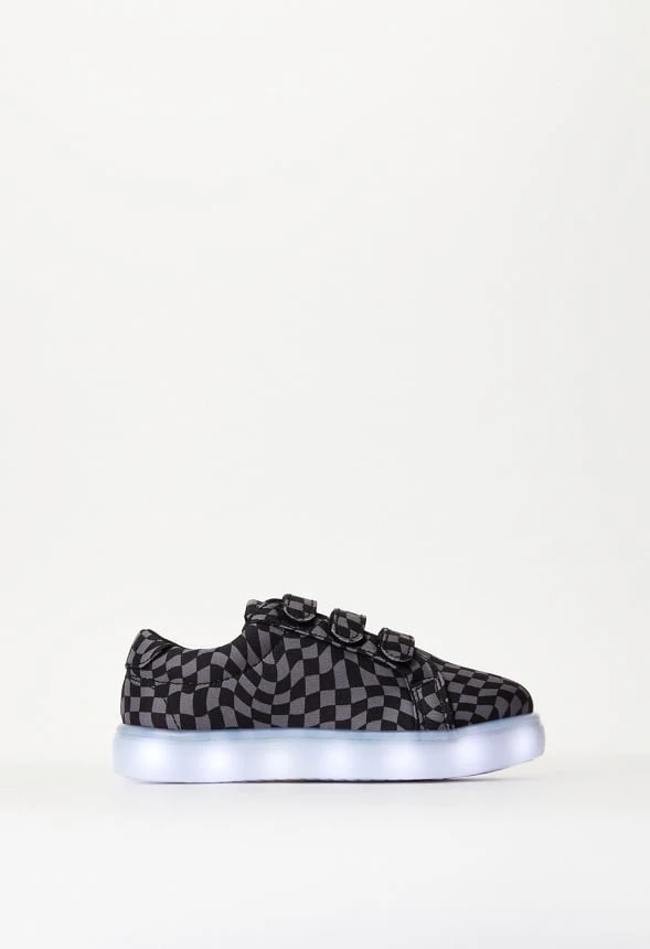 Checkered Light Up Sneaker - Image 3