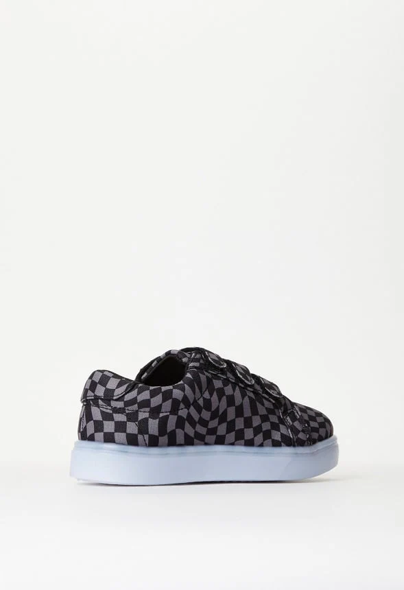 Checkered Light Up Sneaker - Image 4