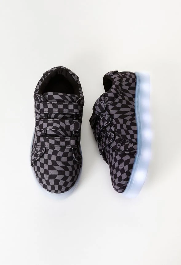 Checkered Light Up Sneaker - Image 5