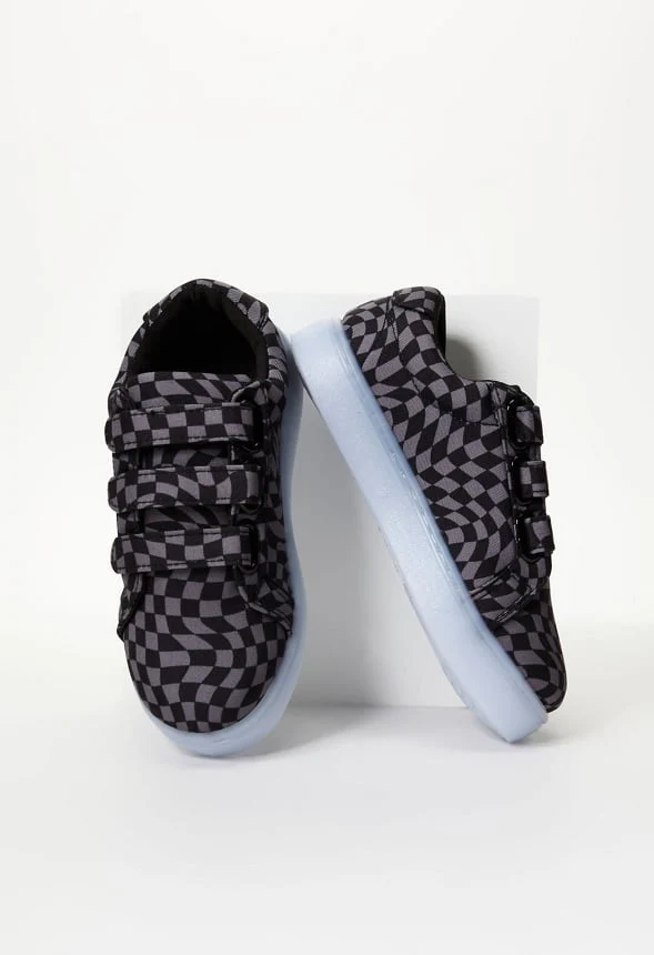 Checkered Light Up Sneaker - Image 6
