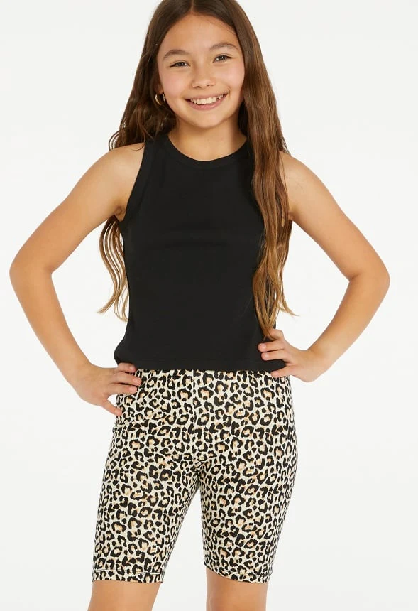 Cheetah Print Bike Short - Image 2