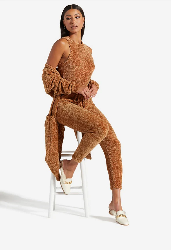 Chenille Slim Joggers - Image 4