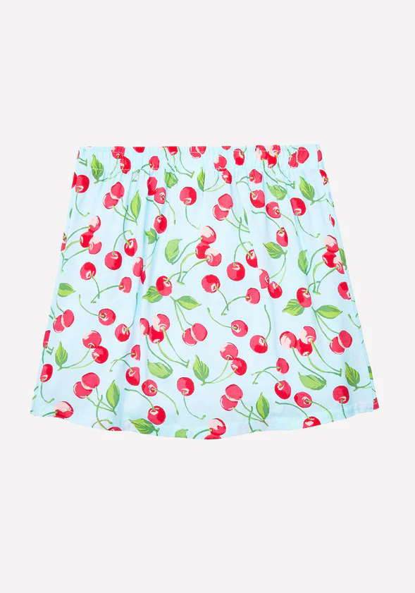 Cherry Tie Front Skirt - Image 3