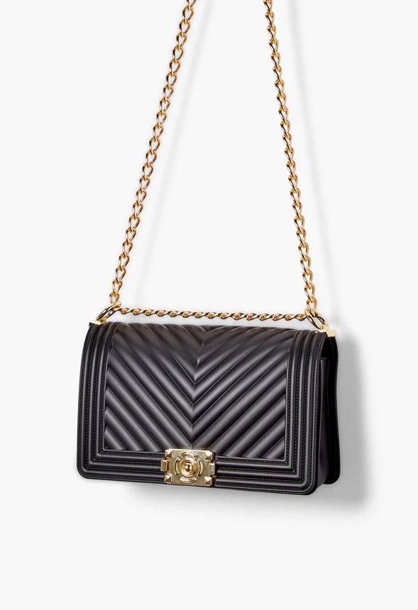 Chevron Jelly Crossbody - Image 4