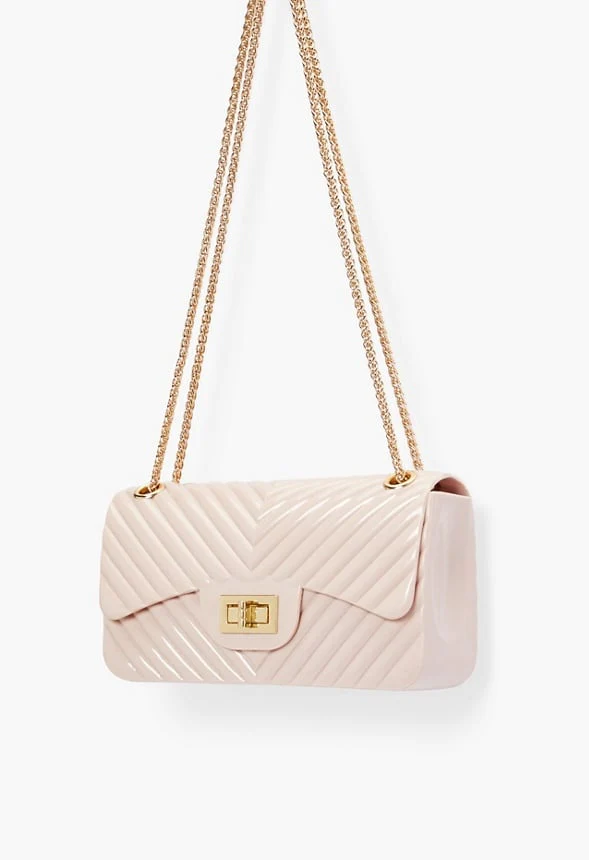 Chevron Jelly Crossbody