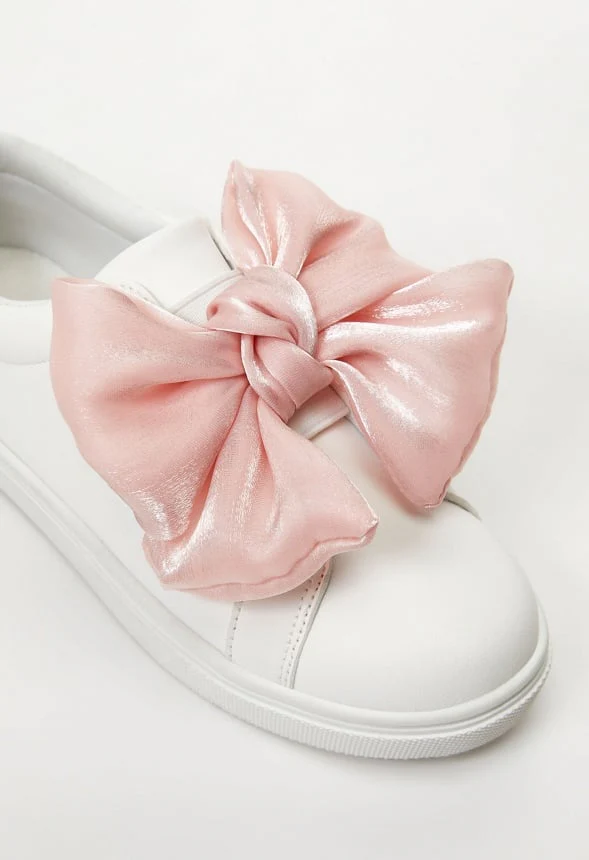Chiffon Bow Slip On Sneaker - Image 2