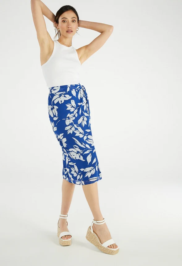Chiffon Versatile Wrap Skirt - Image 4