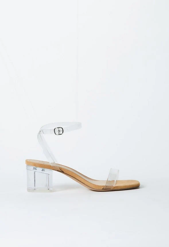 Chloe Clear Heeled Sandal - Image 2