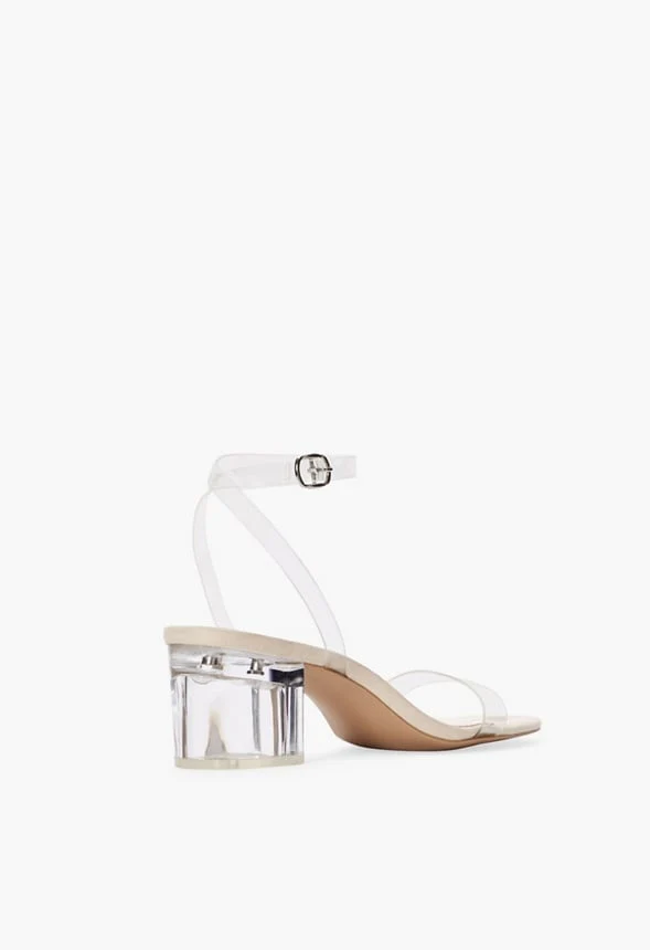 Chloe Clear Heeled Sandal - Image 3