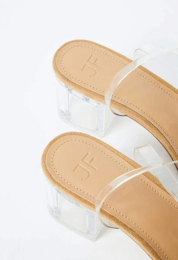 Chloe Clear Heeled Sandal - Image 4