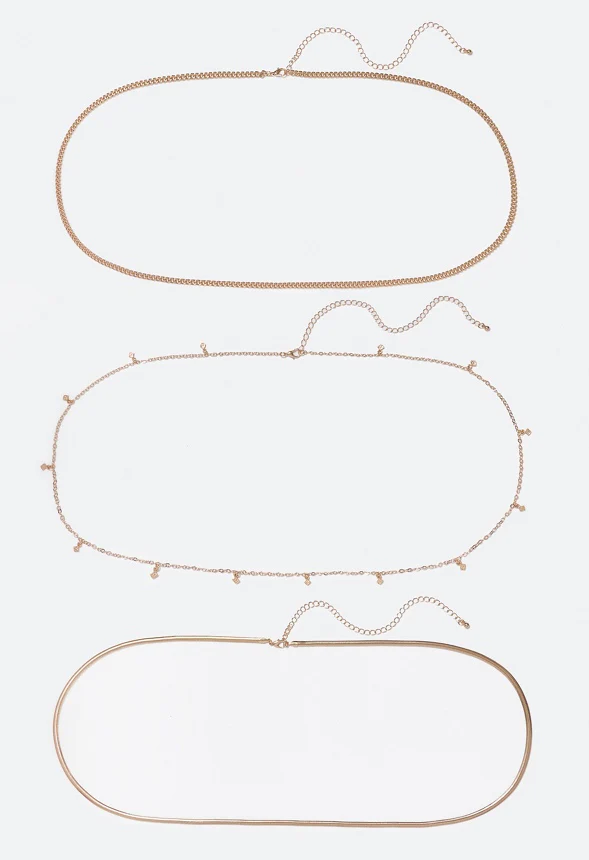 Chloe Multi Row Belly Chain - Image 2