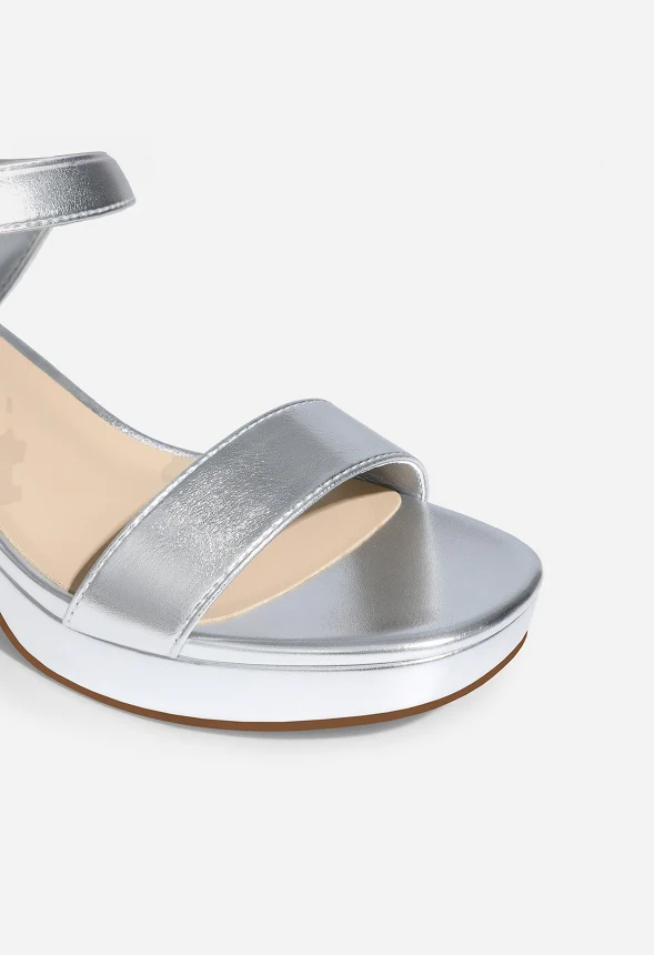 Chunky Block Heeled Sandals - Image 3