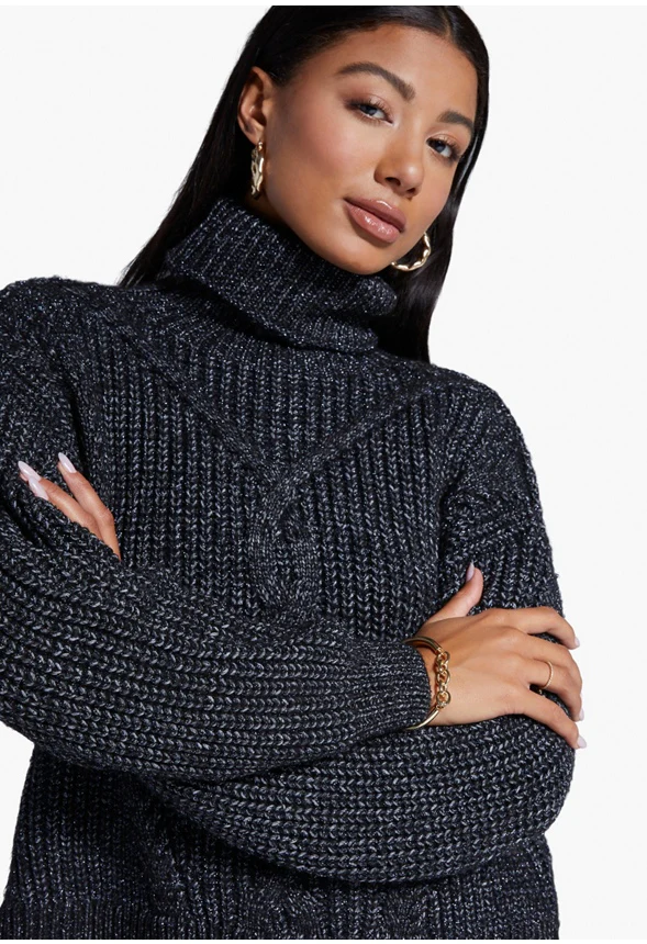 Chunky Cable Sweater - Image 3