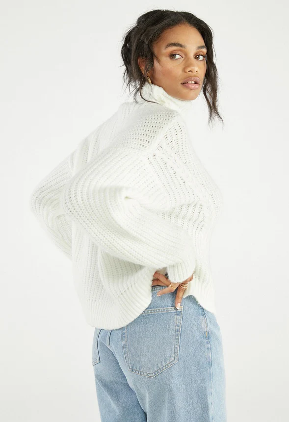 Chunky Cable Sweater - Image 3
