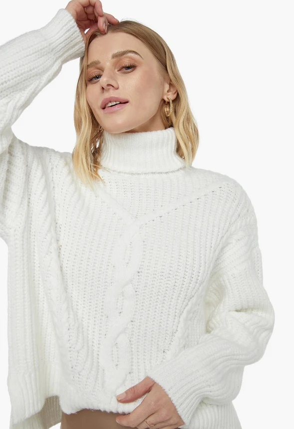 Chunky Cable Sweater - Image 4