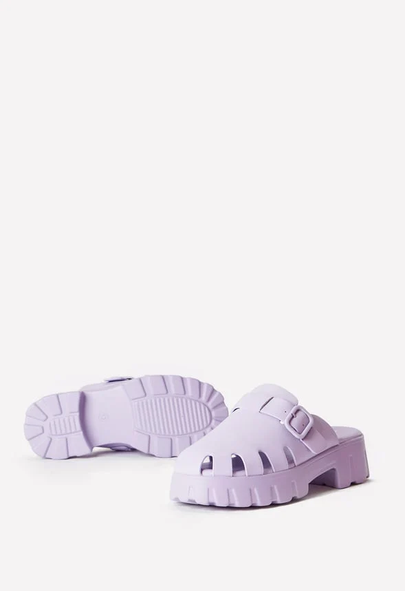 Heeled Clog Sandal - Image 3