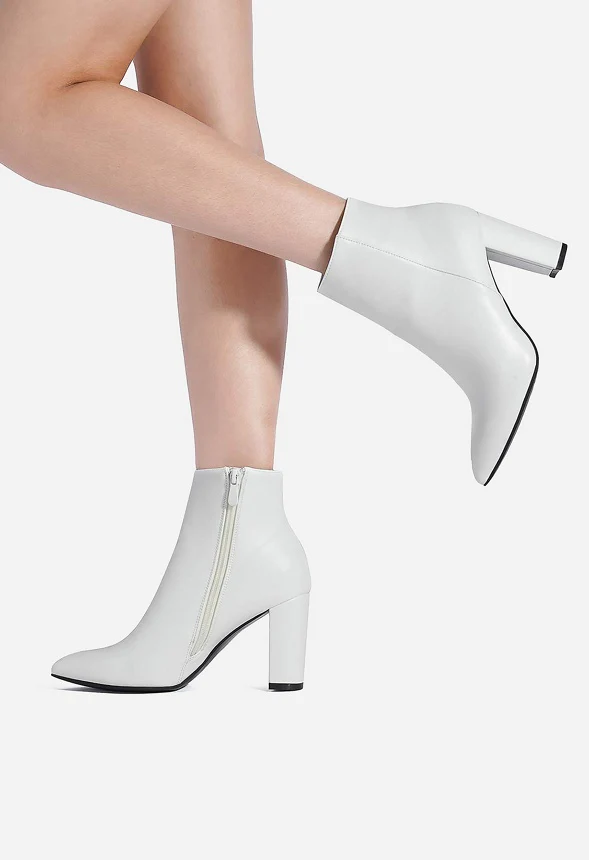Chunky High Heel Ankle Boot - Image 2