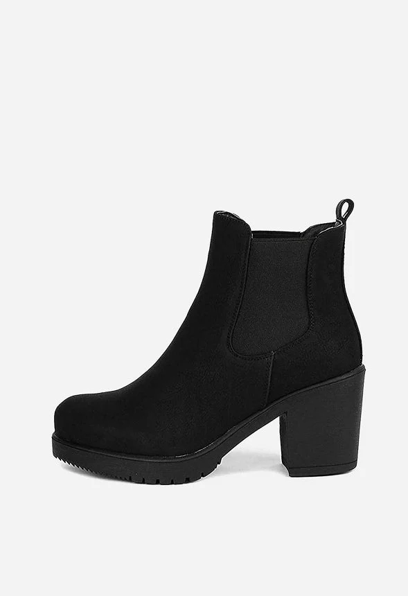 Chunky High Heel Chelsea Ankle Boot - Image 3