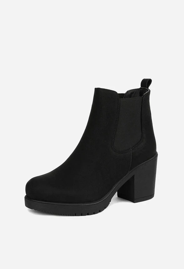 Chunky High Heel Chelsea Ankle Boot - Image 5