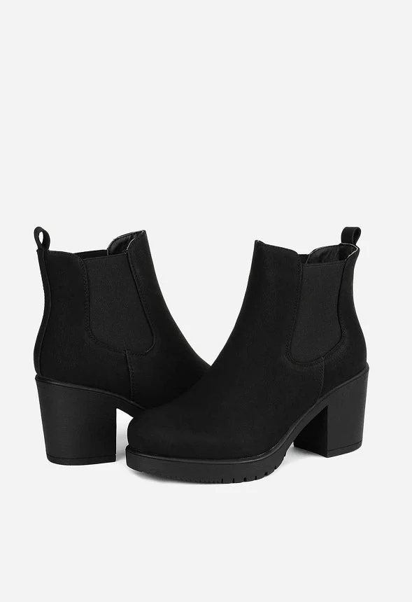 Chunky High Heel Chelsea Ankle Boot - Image 4