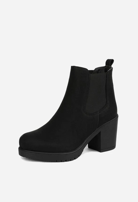 Chunky High Heel Chelsea Ankle Boot - Image 5