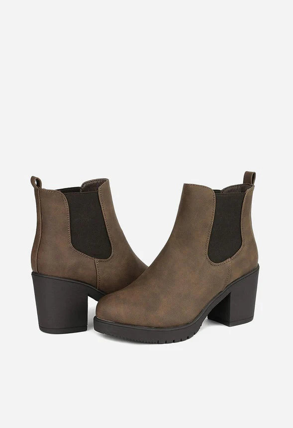 Chunky High Heel Chelsea Ankle Boot - Image 2