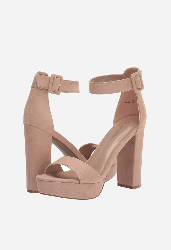 Chunky High Heel Platform Sandal - Image 3