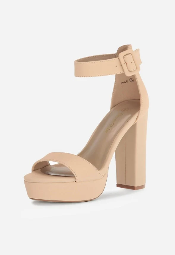 Chunky High Heel Platform Sandal - Image 3