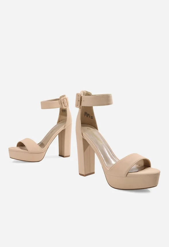Chunky High Heel Platform Sandal - Image 5