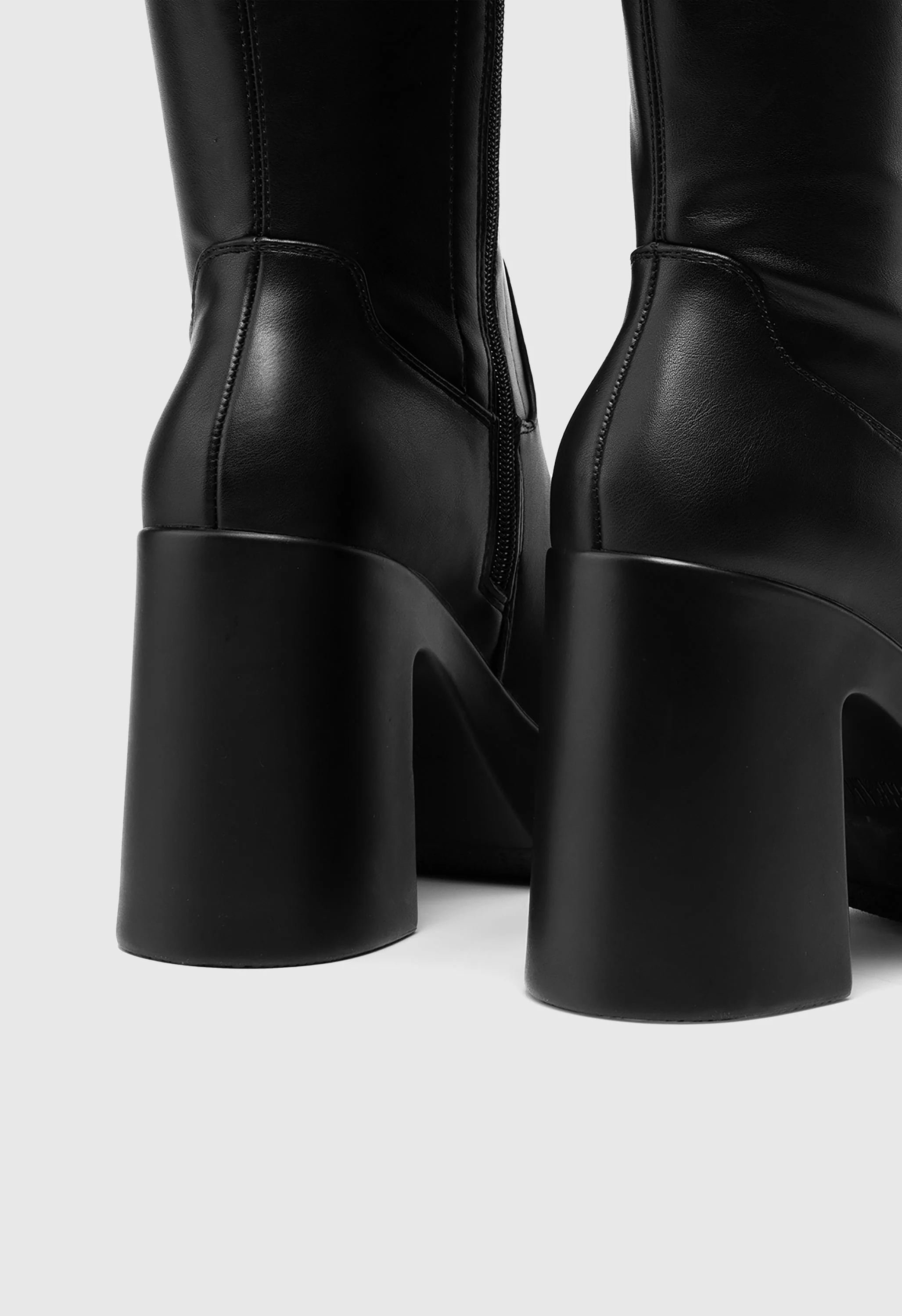 Chunky Platform Knee High Boots - Image 5