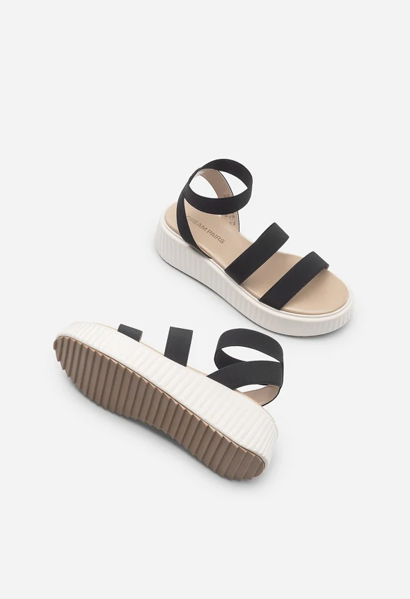 Chunky Platform Wedge Sandals - Image 5