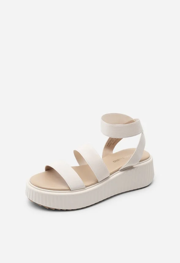 Chunky Platform Wedge Sandals - Image 3