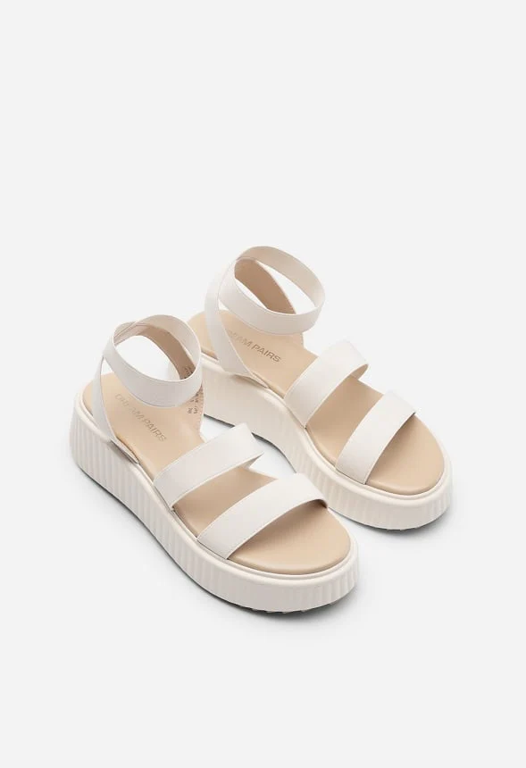 Chunky Platform Wedge Sandals - Image 4