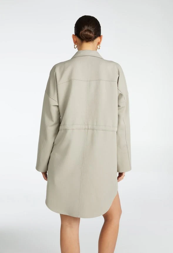 Cinch Overshirt Dress - Image 2