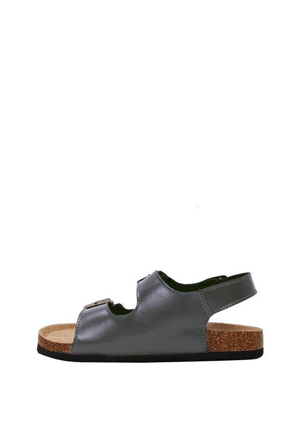 Classic Cork Sole Buckle Sandal - Image 4