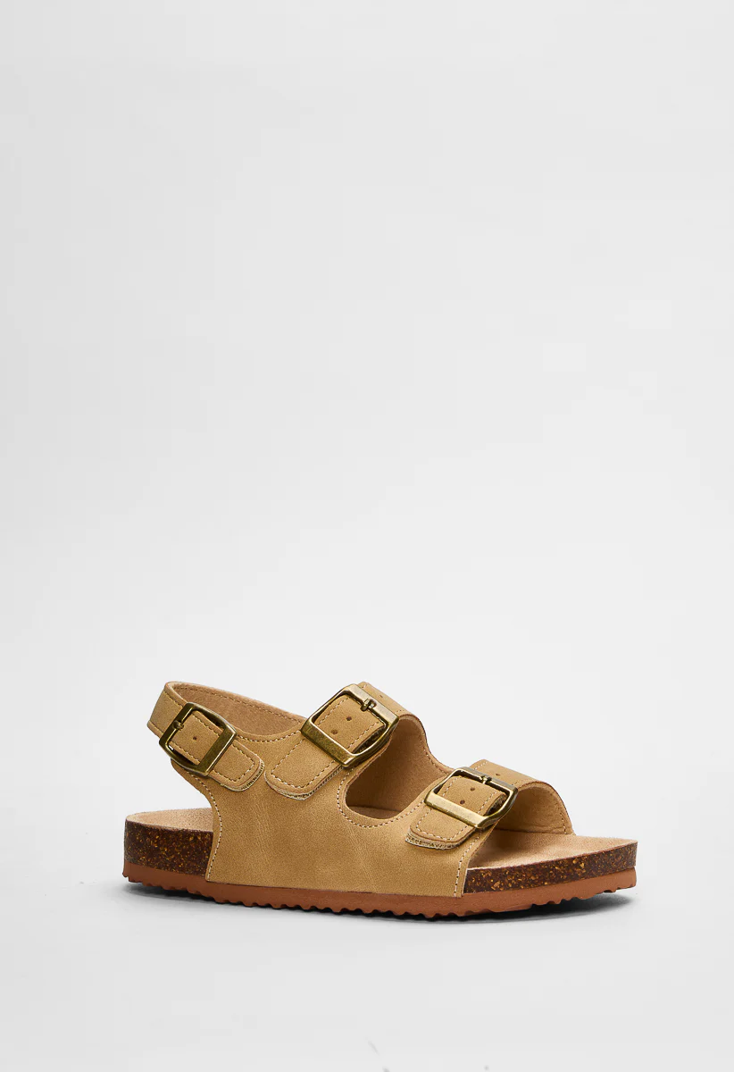 Classic Cork Sole Buckle Sandal - Image 5