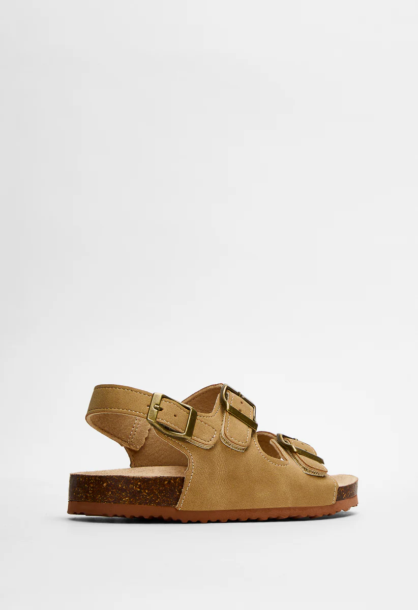Classic Cork Sole Buckle Sandal - Image 7