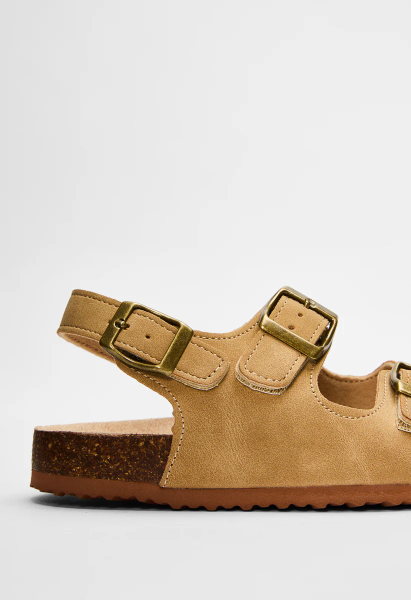 Classic Cork Sole Buckle Sandal - Image 8
