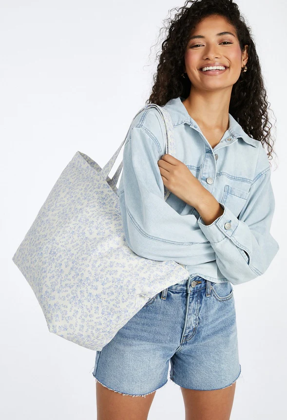 Classic Fabric Tote Weekender - Image 5
