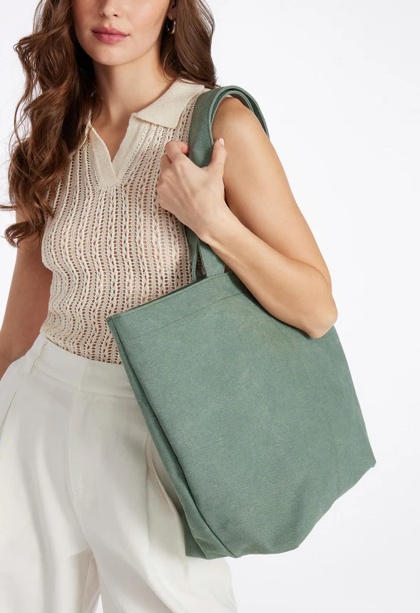 Classic Fabric Tote Weekender - Image 7