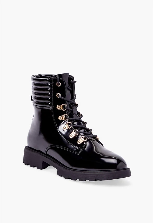 Claudine Lace-Up Lug Sole Hiker Boot - Image 2