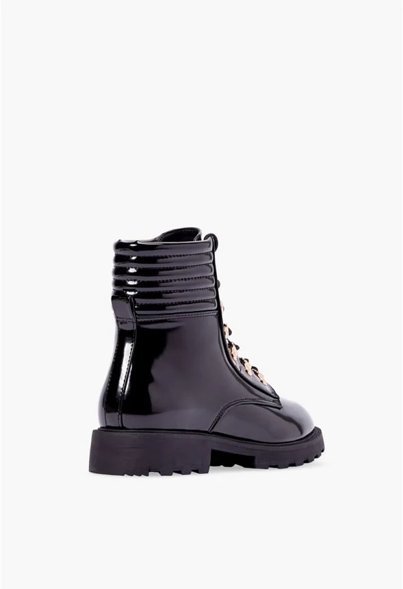 Claudine Lace-Up Lug Sole Hiker Boot - Image 3