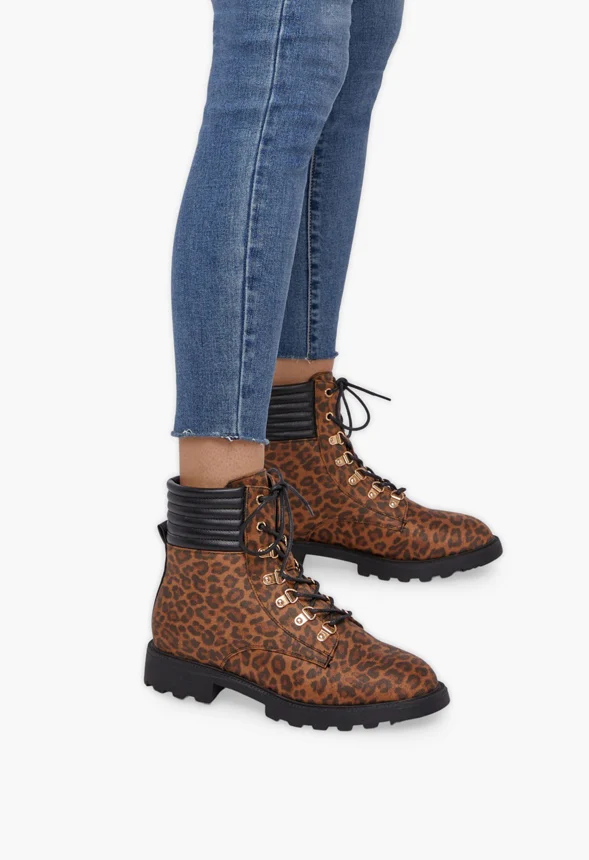 Claudine Lace-Up Lug Sole Hiker Boot - Image 5