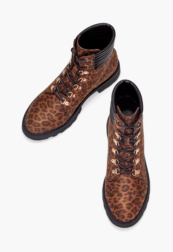 Claudine Lace-Up Lug Sole Hiker Boot - Image 6