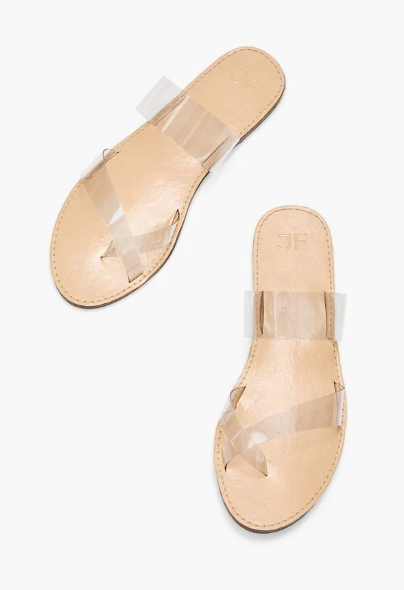 Cloey Faux Leather Slide - Image 6