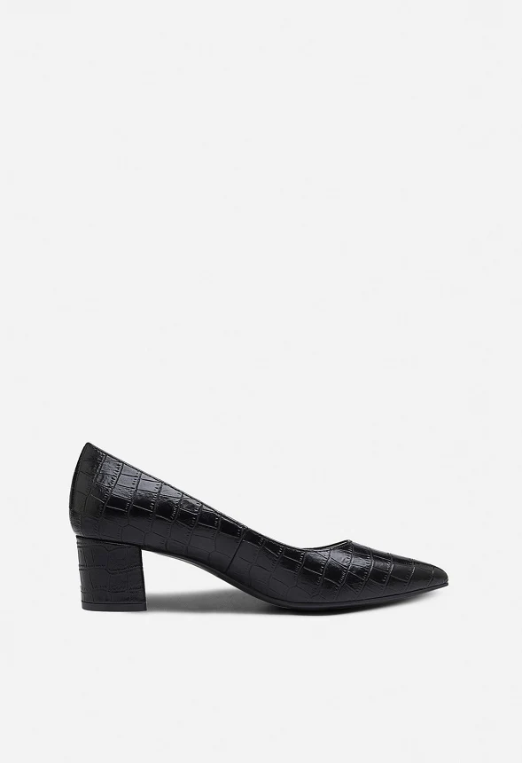 Closed Toe Block Heel Pump - Image 2