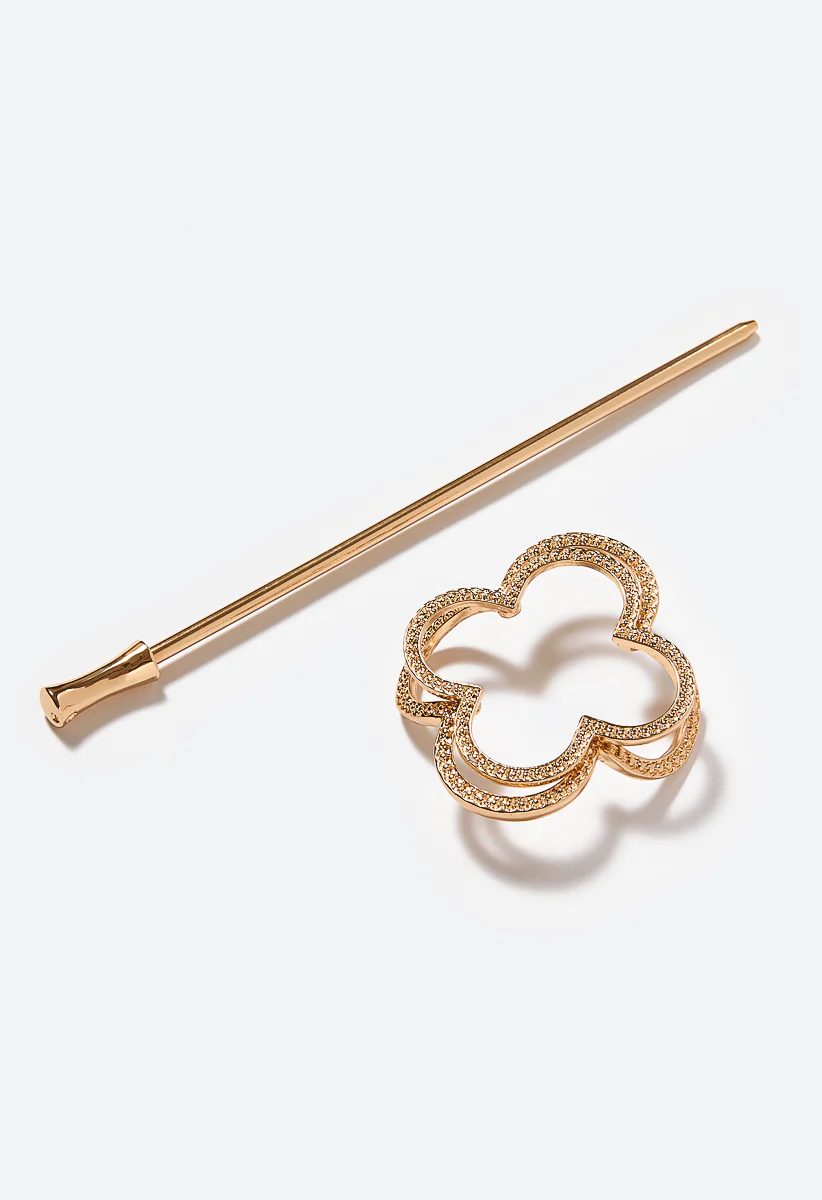 Clover Hair Ring - Image 3