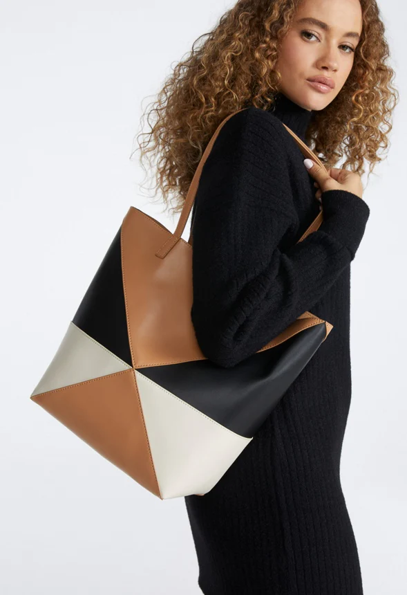 Color Blocked Tote - Image 2