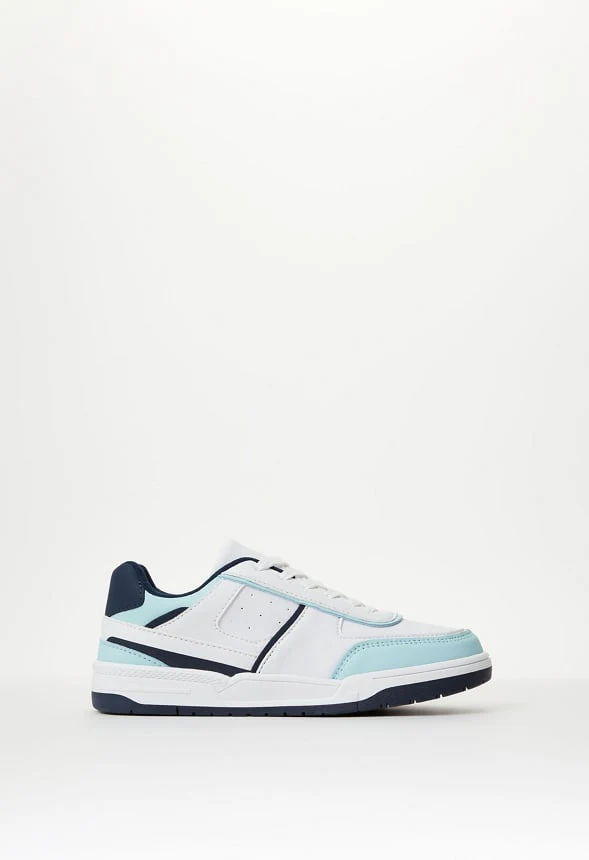 Colorblock Pieced Court Sneaker - Image 3