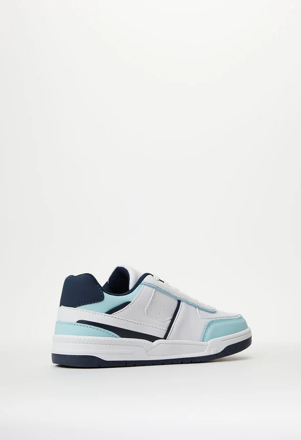 Colorblock Pieced Court Sneaker - Image 4